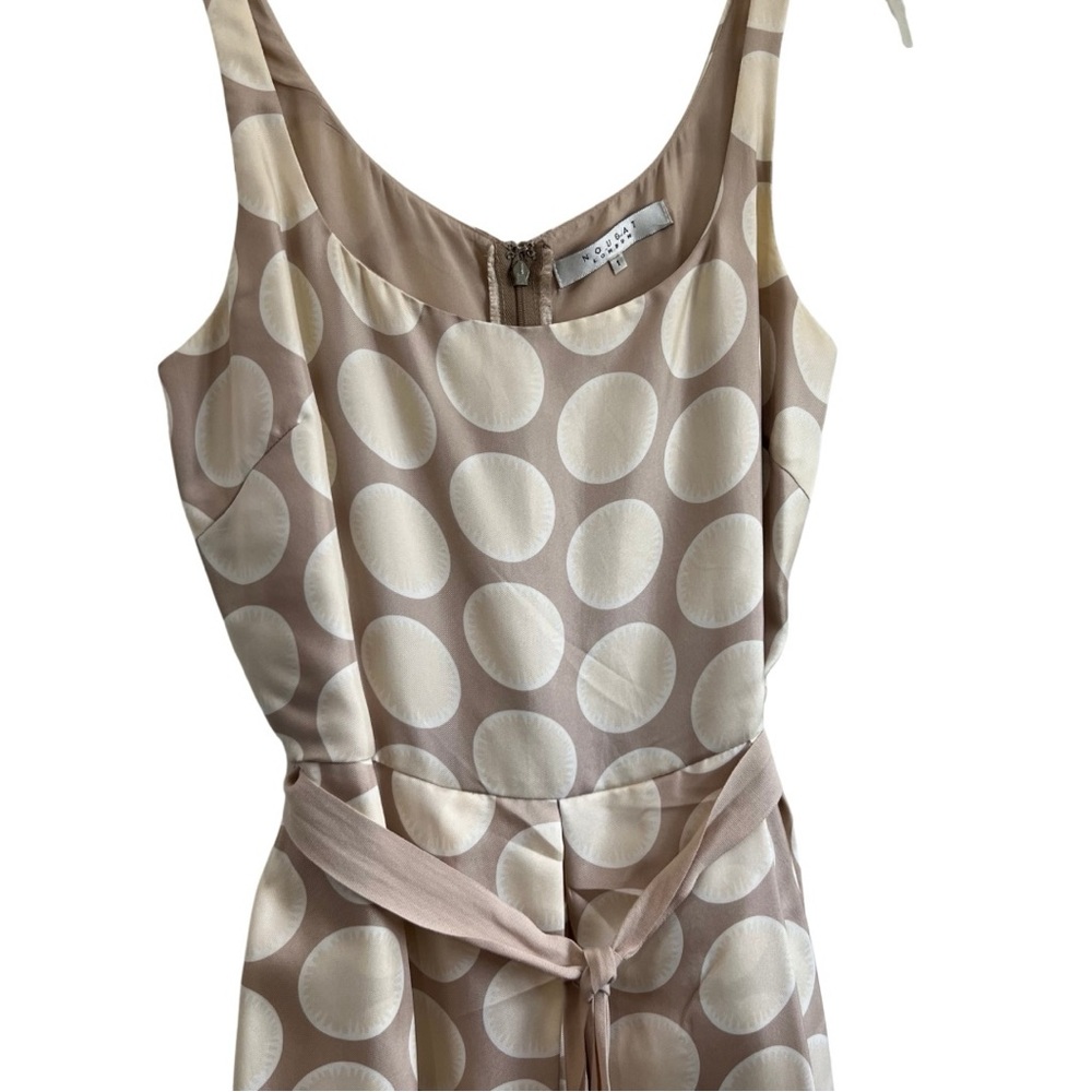 Nougat London 100% Silk Dress Women’s Size 1 Small Polka Dots